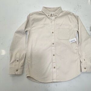 Old Navy Light Tan Corduroy Shirt